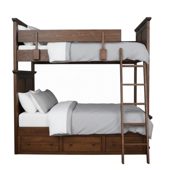 Algonquin Bunk Bed With Drawers | Solid Wood Bunk Bed 00-02