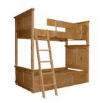 Algonquin Bunk Bed with Drawers | Solid Wood Bunk Bed 00-01