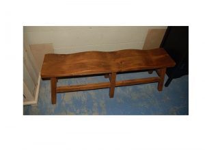 Saddle Solid Wood Bench-04