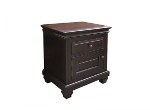 Florentino Solid Wood Nightstand | Custom Bed Table 00-02