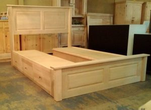 solid wood storage bed-10