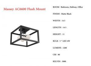 Massey Flush Mount LED Light - Image 2