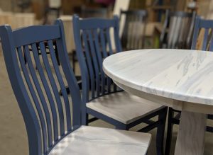 Marco Solid Wood Round Dining Table | Custom Handmade Table 02-04