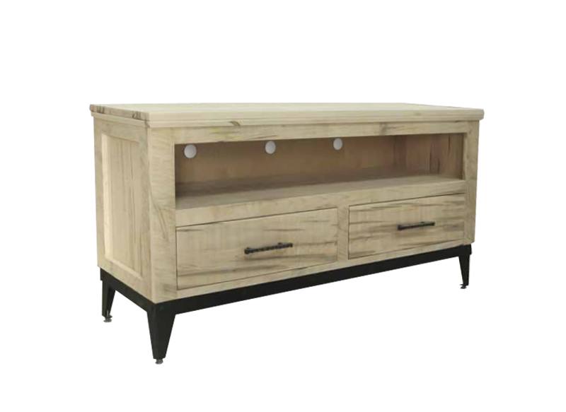 solid wood entertainment mission TV stand-01