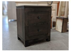 Newport Solid Wood Nightstand | Custom Modern Nightstand-02-01