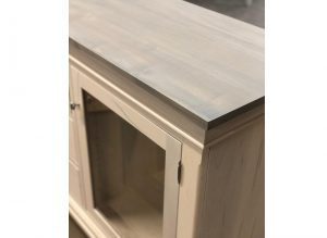 Manhattan Solid Wood TV Table | Classic Hardwood Media Console 01-02