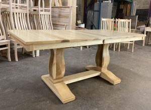 Madrid Solid Wood Dining Table | Handcrafted Custom Table 02-01