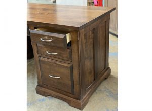 Solid Wood Chateau Office Desk | Executive Storage Desk 04-03