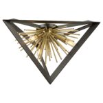 Sunburst Wall Light | Stunning Flush Mount Light 00-03