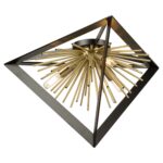 Sunburst Wall Light | Stunning Flush Mount Light 00-03