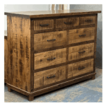 Adirondack Solid Wood Dresser | Custom Rustic Dresser 02-01