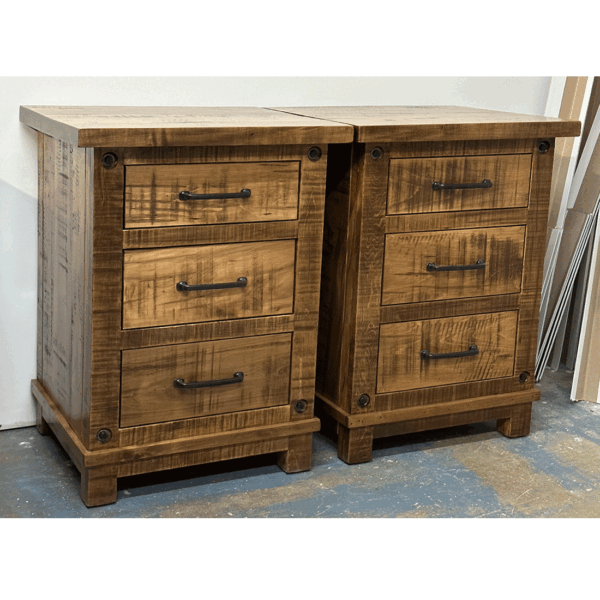 Adirondack Solid Wood Bedroom Set | Adirondack Solid Wood Nightstand | Custom Rustic Furniture 03-01