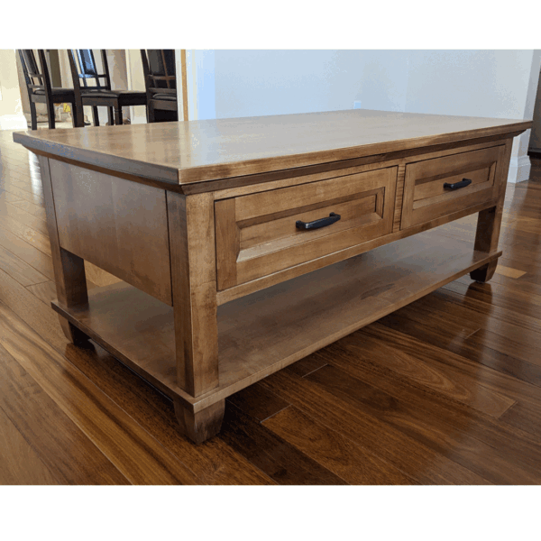 Algonquin Solid Wood Coffee Table 02