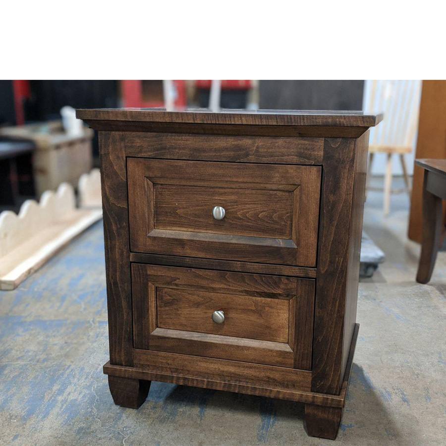 Algonquin solid wood nightstand-01