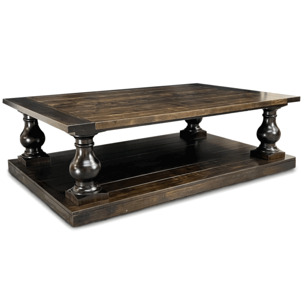 Balustrade Solid Wood Coffee Table - 01-01