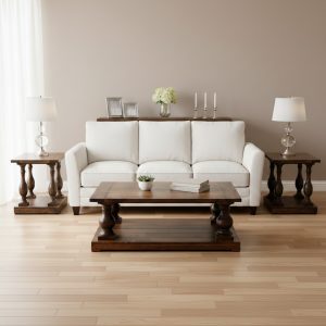 Balustrade Solid Wood Living Room Furniture 00-00