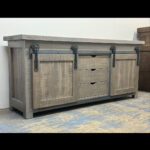 Bar Board Buffet | Solid Wood Rustic Sideboard 01-02
