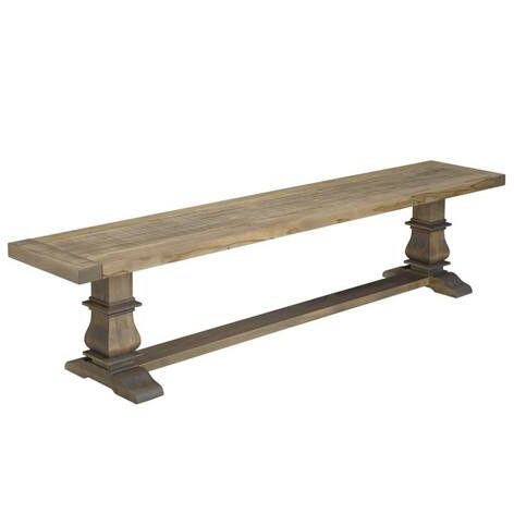 Solid Wood Custom0 Bench-Black Sea Handcrafted Bench