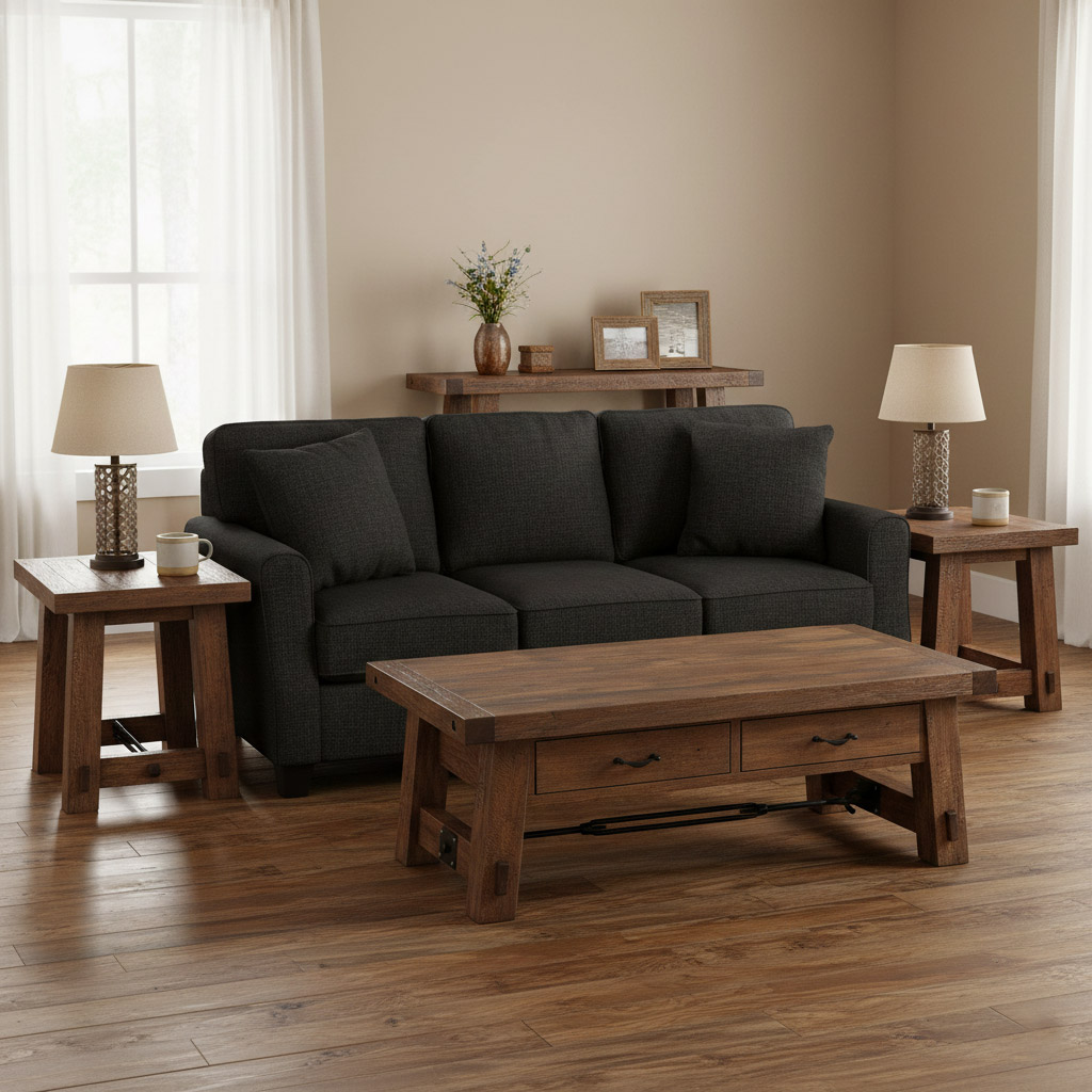 Brooklyn Solid wood Living Room Furniture 00-01