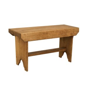 Bucket Solid Wood Bench | Rustic Farmhouse Bench 00-00