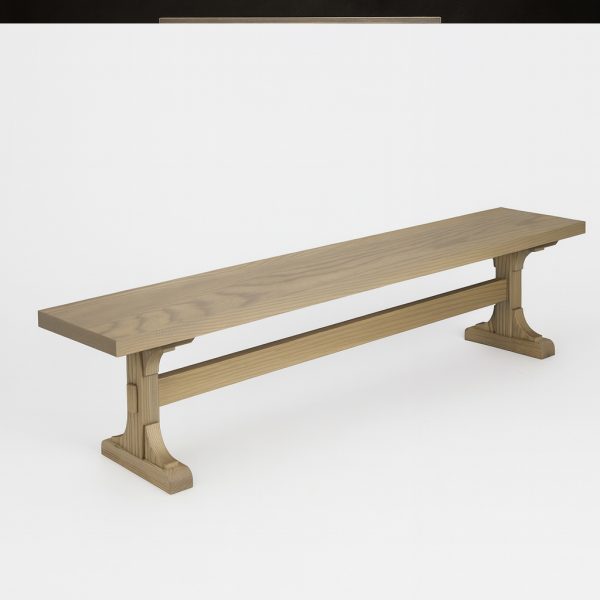 Castleton Solid Wood Bench | Pedestal Dining Bench 01-01