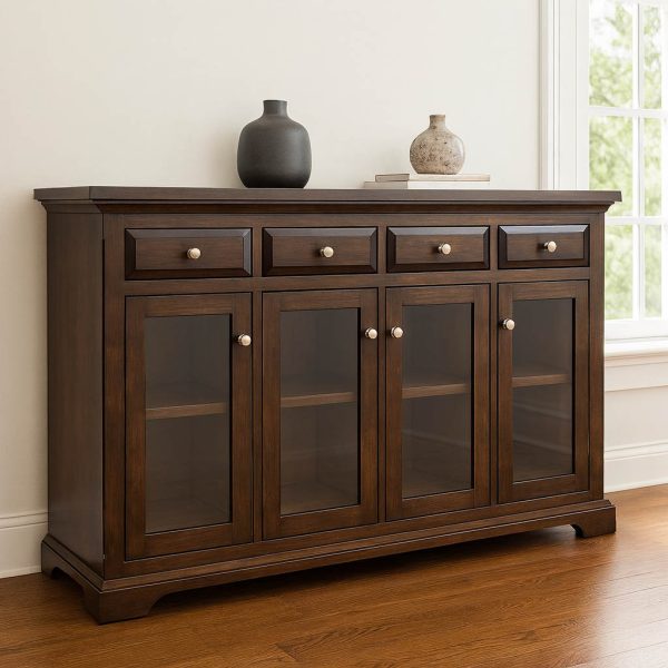Chateau Solid Wood Sideboard | Handcrafted Classic Buffet Cabinet 02-03