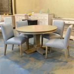 Contempo Solid Wood Dining Table | Custom Round Table 01-0