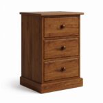 Solid Wood Country File Cabinet – Custom Handcrafted Office Storage 01-02