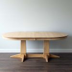 Danish Solid Wood Dining Table | Handcrafted Scandinavian Style 00-01