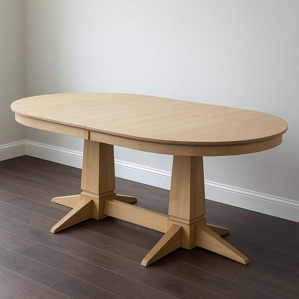 Danish Solid Wood Dining Table | Handcrafted Scandinavian Style 00-02