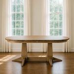 Danish Solid Wood Dining Table | Handcrafted Scandinavian Style 01-02