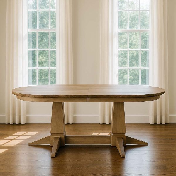 Danish Solid Wood Dining Table | Handcrafted Scandinavian Style 01-02