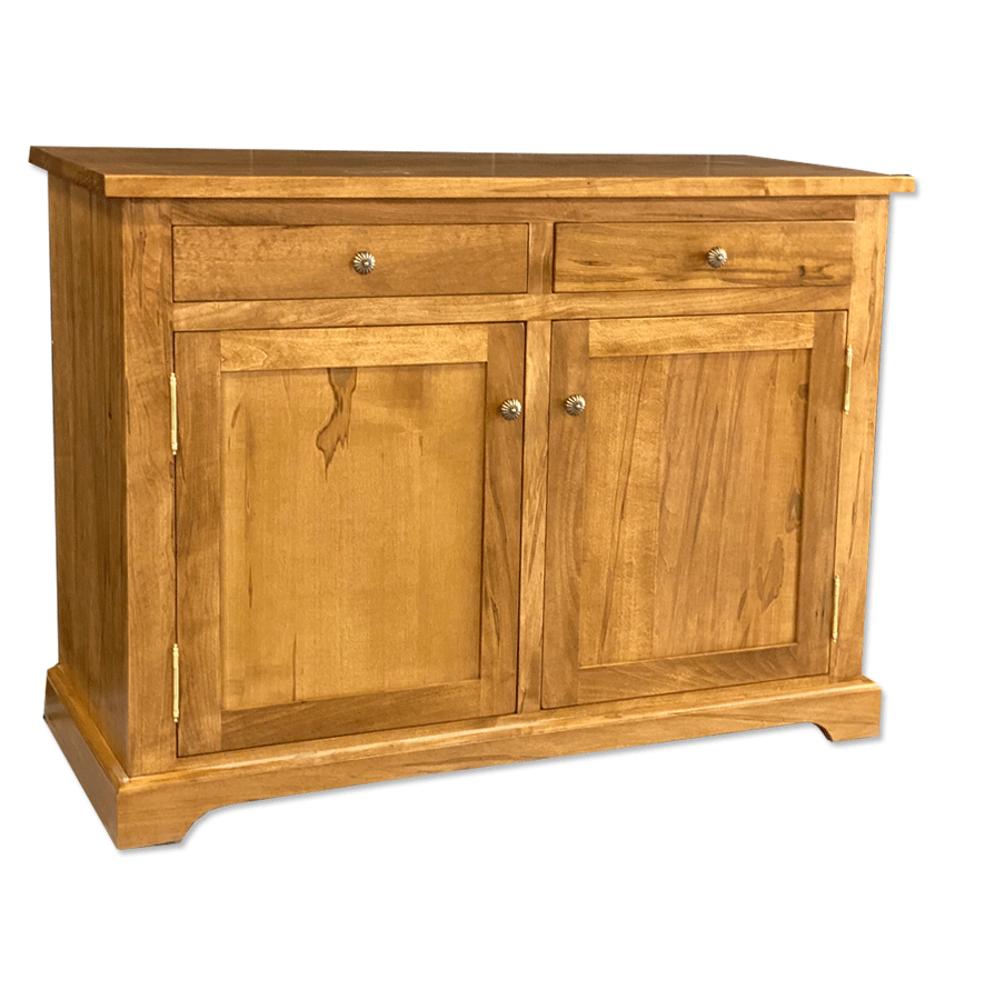 Solid Wood Farmhouse Buffet and Hutch-customized-00