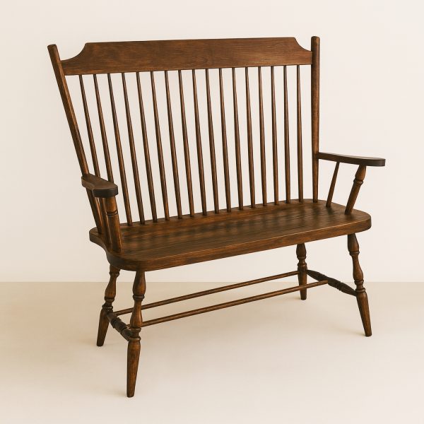 Farmhouse Solid Wood Bench | Handcrafted Rustic Bench 0301