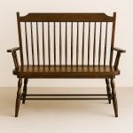 Farmhouse Solid Wood Bench | Handcrafted Rustic Bench 03-02