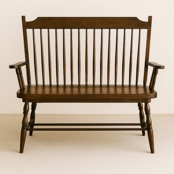 Farmhouse Solid Wood Bench | Handcrafted Rustic Bench 03-02