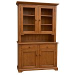 Farmhouse Solid Wood Buffet and Hutch | Handcrafted Rustic Dining Storage 00-01