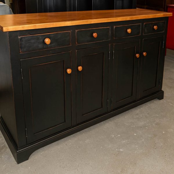 Farmhouse Solid Wood Sideboard | Handcrafted Rustic Storage Cabinet 03-01