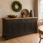 Farmhouse Solid Wood Sideboard | Handcrafted Rustic Storage Cabinet 03-03