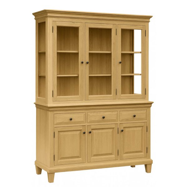 Florentine Solid Wood Buffet And Hutch | Classic China Cabinet 00-03