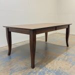 French Curve Solid Wood Dining Table | Handcrafted Canadian Leg Table 03-01