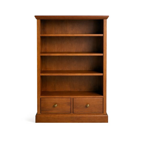 Solid Wood Genevieve Bookcase | Custom Bookshelf 00-01