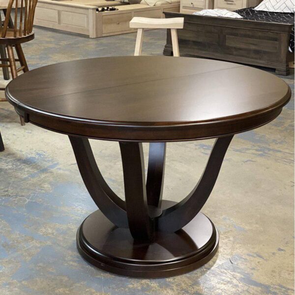 Grand louvre solid wood round table-02
