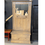 Hallway Solid Wood Bench | Vintage Entryway Storage Bench-04-01