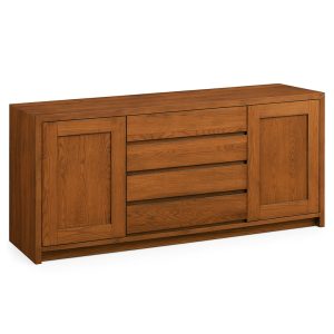 Hong Kong Solid Wood Sideboard | Custom Handcrafted Buffet 00-01