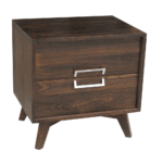 Hugo Bedroom Case | Handcrafted in Hugo Solid Wood Mid-Century Nightstand 00-03