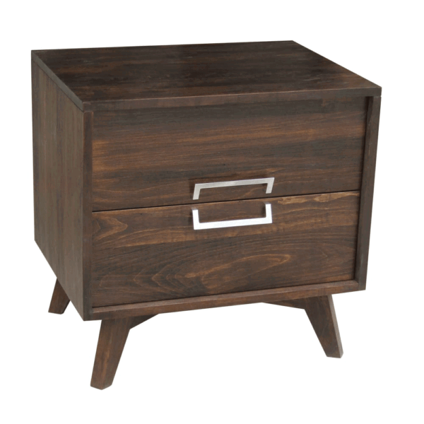 Hugo Bedroom Case | Handcrafted In Hugo Solid Wood Mid-Century Nightstand 00-03