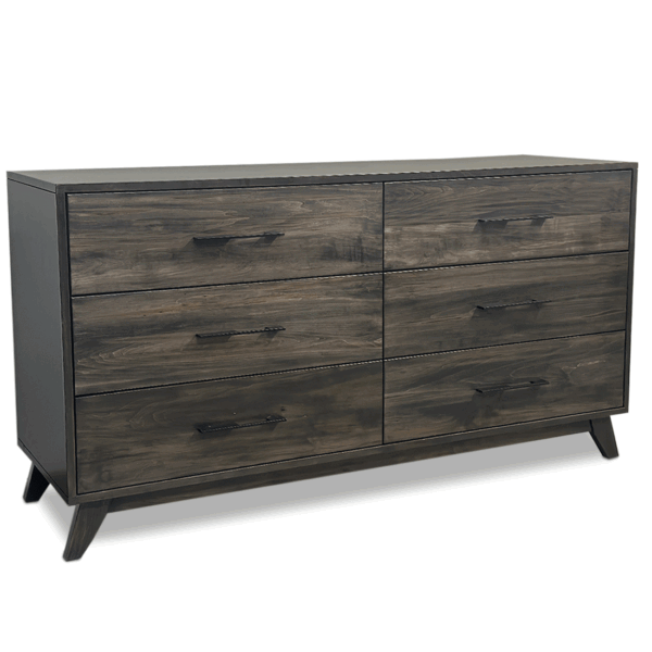 Hugo Bedroom Case- Solid Wood Mid-Century Dresser 00-02