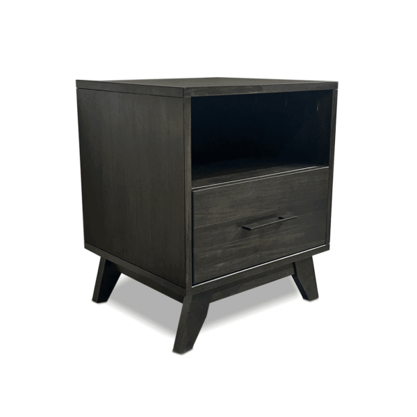 Hugo Bedroom Case | Handcrafted In Hugo Solid Wood Mid-Century Nightstand 00-01