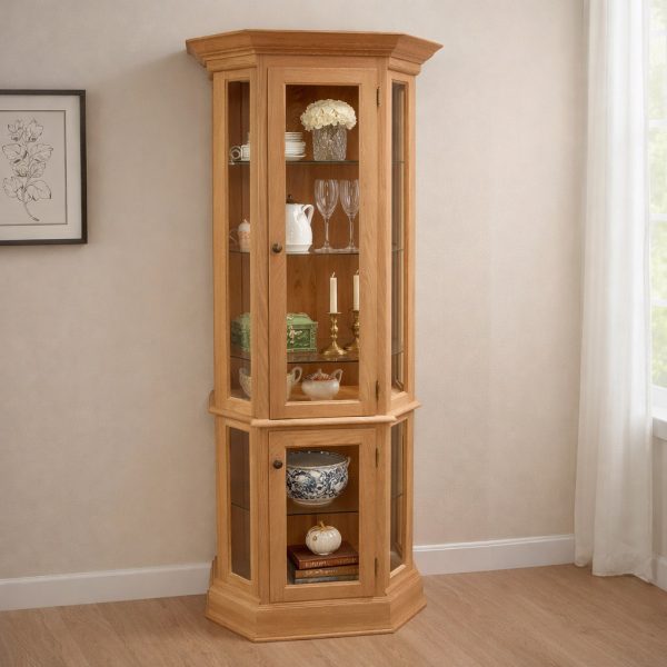 Legacy Solid Wood Curio | Handcrafted Custom Display Cabinet 00-03